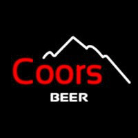 Coors Beer Mountain Neon Skilt