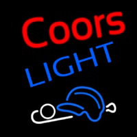 Coors Light Baseball Neon Skilt