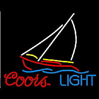 Coors Light Sailboat Neon Skilt