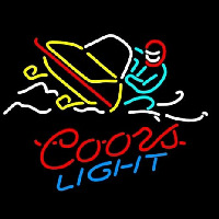 Coors Light Snowmobile Neon Skilt