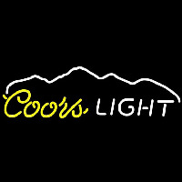 Coors Light Waterfall Beer Sign Neon Skilt