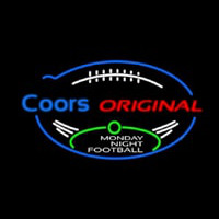 Coors Original Monday Night Football 35th Anniversary Neon Skilt