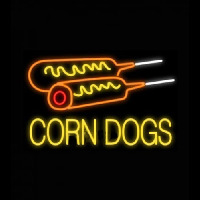 Corn Dogs Neon Skilt