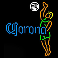 Corona Ball Volleyball boy Beer Sign Neon Skilt