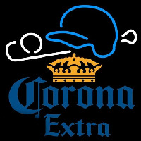 Corona E tra Baseball Beer Sign Neon Skilt
