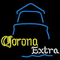 Corona E tra Day Lighthouse Beer Sign Neon Skilt