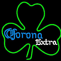 Corona E tra Green Clover Beer Sign Neon Skilt