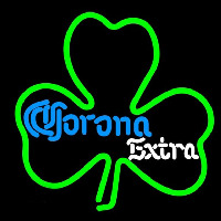 Corona E tra Green Clover Beer Sign Neon Skilt