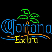 Corona E tra Palm Tree Beer Sign Neon Skilt