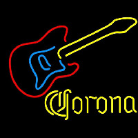 Corona Guitar Beer Sign Neon Skilt