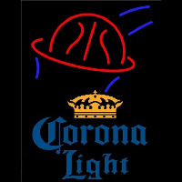 Corona Light Basketball Beer Sign Neon Skilt