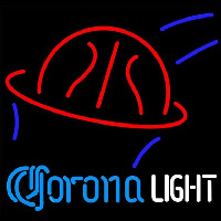 Corona Light Basketball Beer Sign Neon Skilt