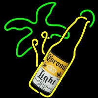 Corona Light Bottle Beer Sign Neon Skilt