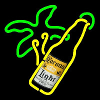 Corona Light Bottle Beer Sign Neon Skilt