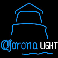 Corona Light Day Lighthouse Beer Sign Neon Skilt