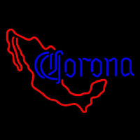 Corona Me ico Red Map Beer Sign Neon Skilt