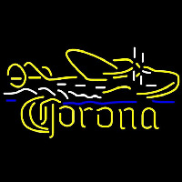 Corona Seaplane Beer Sign Neon Skilt