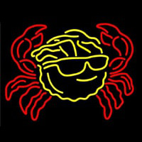 Crab Neon Skilt