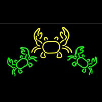 Crabs Logo 1 Neon Skilt
