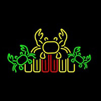 Crabs Logo 2 Neon Skilt