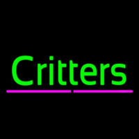 Critters Neon Skilt