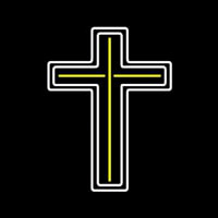 Cross Neon Skilt