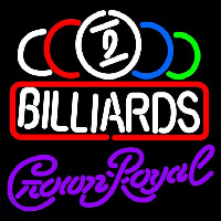 Crown Royal Ball Billiards Te t Pool Beer Sign Neon Skilt