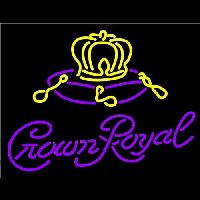 Crown Royal Beer Sign Neon Skilt