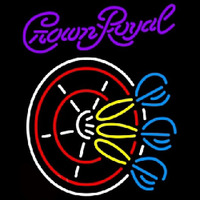 Crown Royal Darts Pin Beer Sign Neon Skilt