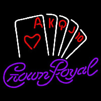Crown Royal Poker Series Beer Sign Neon Skilt