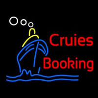 Cruise Booking Neon Skilt