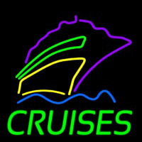 Cruises With Logo Neon Skilt