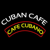 Cuban Cafe Neon Skilt