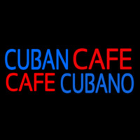 Cuban Cafe Neon Skilt