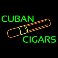Cuban Cigars Neon Skilt