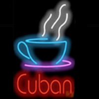 Cup Cuban Neon Skilt