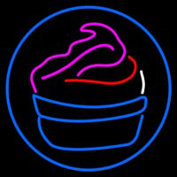 Cupcake Logo Neon Skilt