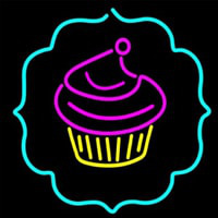 Cupcake Logo Neon Skilt