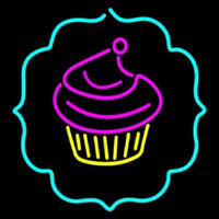 Cupcake Logo Neon Skilt