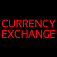 Currency E change Neon Skilt