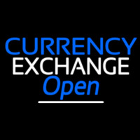 Currency E change Open Neon Skilt