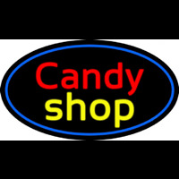 Cursive Candy Shop Neon Skilt