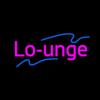 Cursive Lounge Neon Skilt