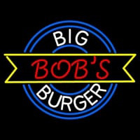Custom Big Bobs Burger  Neon Skilt