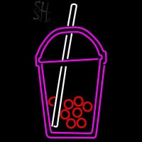 Custom Boba Tea Symbol 1 Neon Skilt