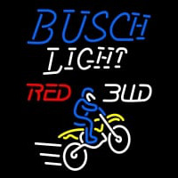 Custom Busch Light Motocross Neon Skilt