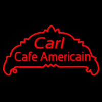 Custom Carl Cafe Americain 1 Neon Skilt
