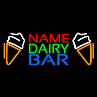 Custom Dairy Bar Neon Skilt