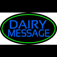 Custom Dairy With Logo Neon Skilt