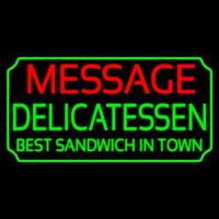 Custom Delicatessen Neon Skilt